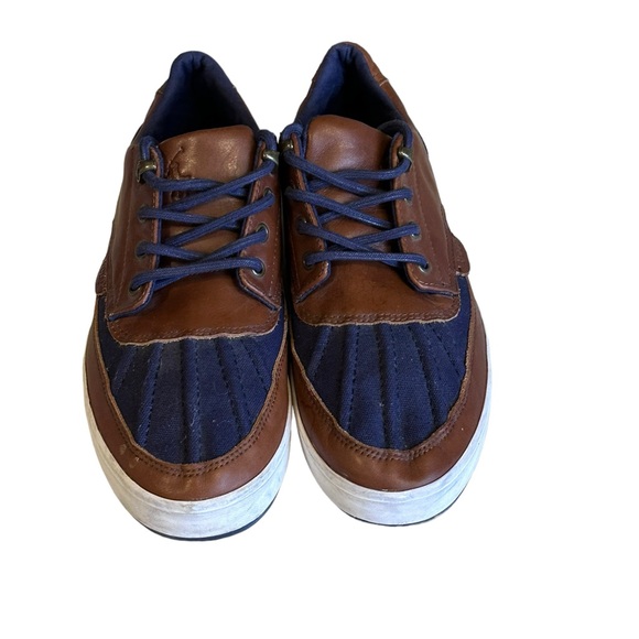 Polo Ralph Lauren Men ́s Ramiro Sneakers - Polo Tan/Newport Navy Size 9.5D - Picture 4 of 15